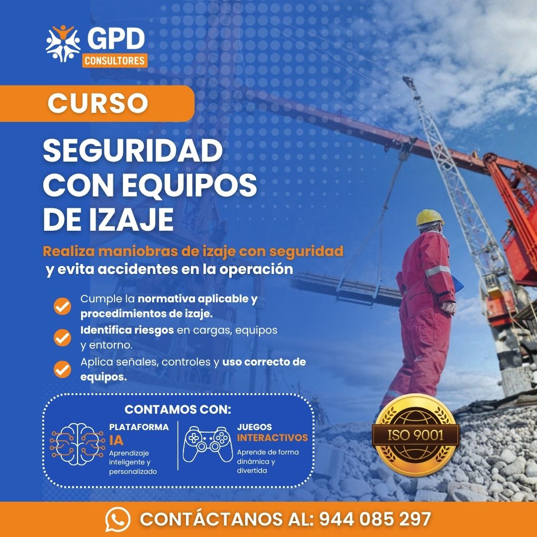 SEGURIDAD CON EQUIPOS DE IZAJE (4H)